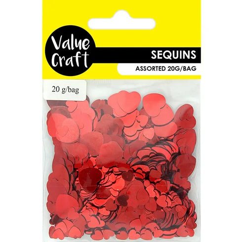 Red Colour Heart Shape Scatters
